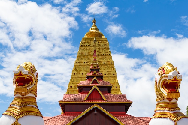 Bodh Gaya Mahabodhi Temple , kanjanaburi - Thailand