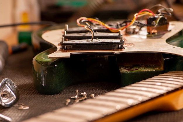 Body part of a guitar and some parts