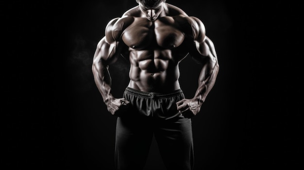 Bodybuilding and fitness background