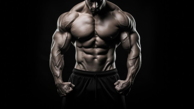 Bodybuilding and fitness background