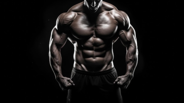 Bodybuilding and fitness background