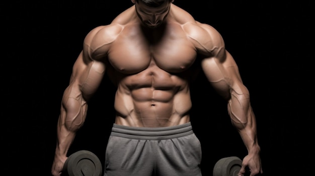 Bodybuilding and fitness background