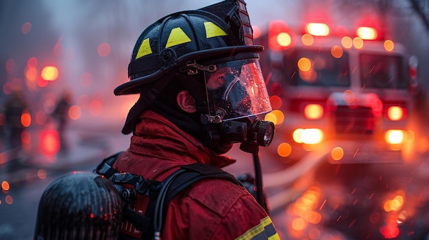 A BodyWorn Camera Used By Firefighters Background