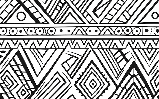 Photo bohemian mindful patterns coloring page black and white