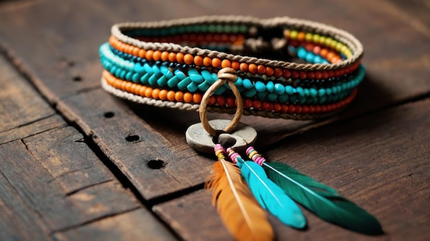 Bohemian Style Friendship Band with Colorful Beads Unique and Trendy Design