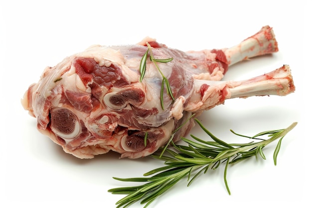 Photo boiled lamb on transparent background