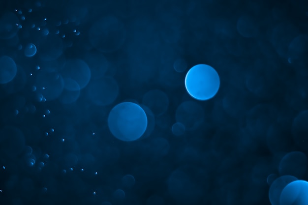 bokeh abstract background with blue color