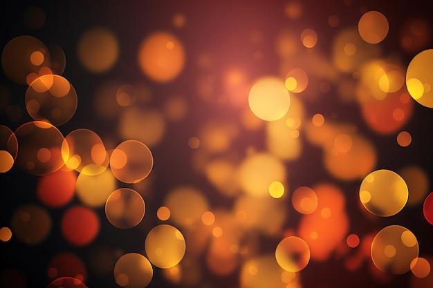 Bokeh backdrop that is abstract Orange and red