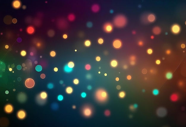 Bokeh background design with abstract linear details