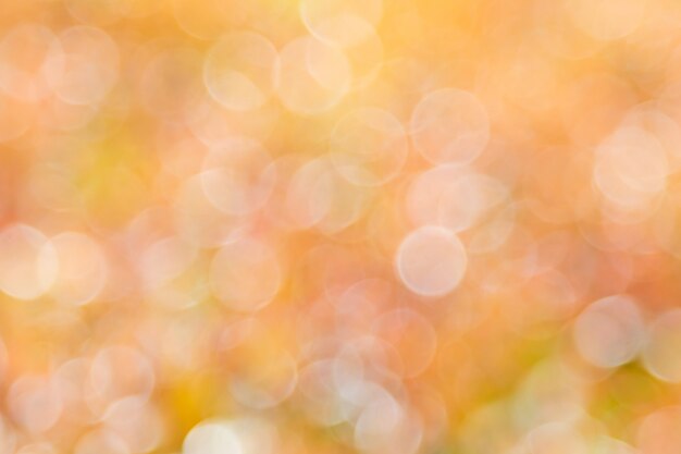 Bokeh background With natural light, green, yellow, orange with blurred