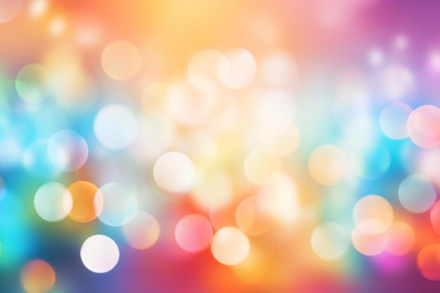 Bokeh effect gradient background