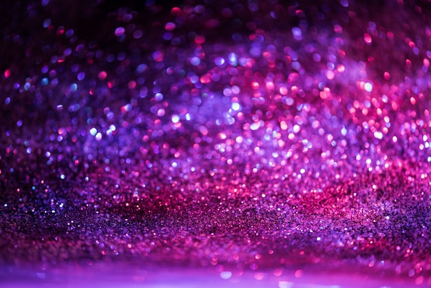 Bokeh glitter Colorfull Blurred abstract background 