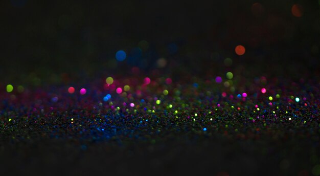 Photo bokeh glitter fly and lights