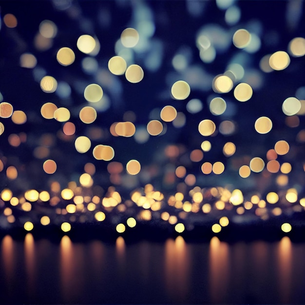 Bokeh lights background effect blurred wallpaper christmas lights out of focus