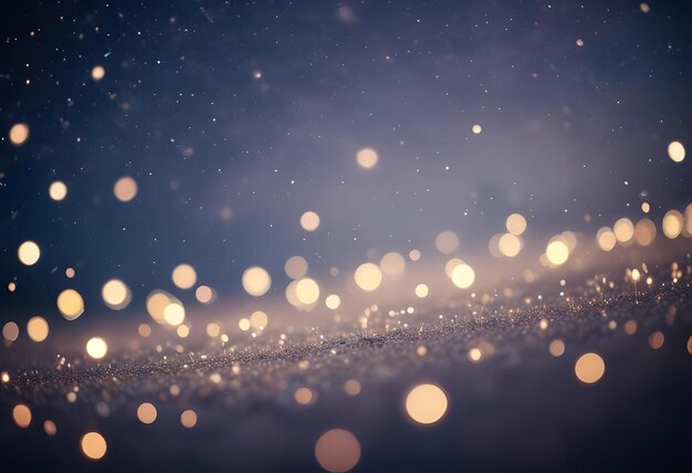 Bokeh lights and stars with light background for shiny celebration and invitation