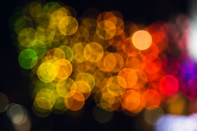 Bokeh night light background