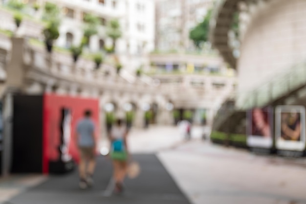 Bokeh view of city