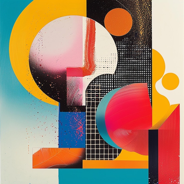 Bold Graphic Shapes Dynamic Compositions