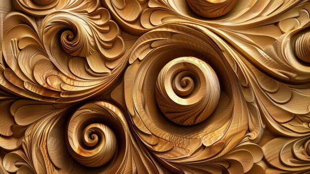 Bold and intricate swirls reminiscent of the graceful and everchanging forms found in nature