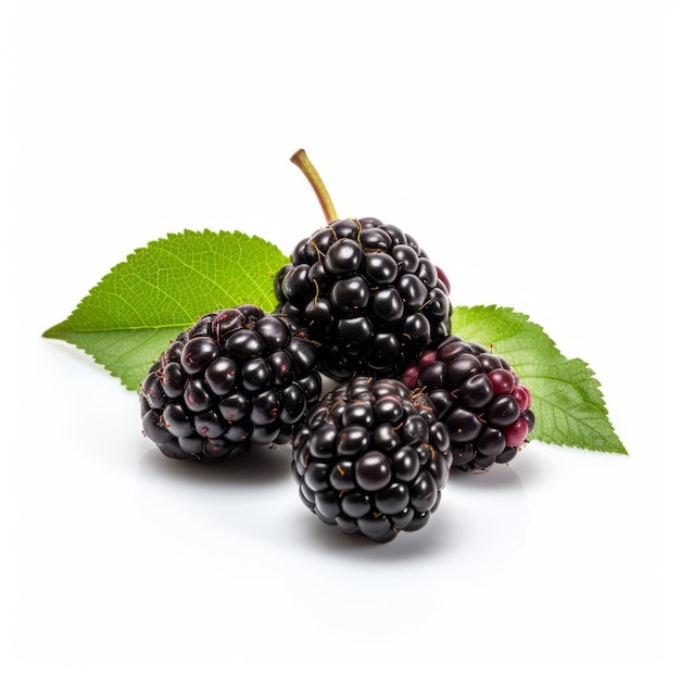 Bold And Subtle Ripe Blackberries In Striking Kimoicore Style