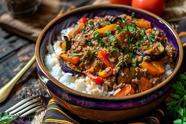 Bolognese Recipe with Grilled Vegetables