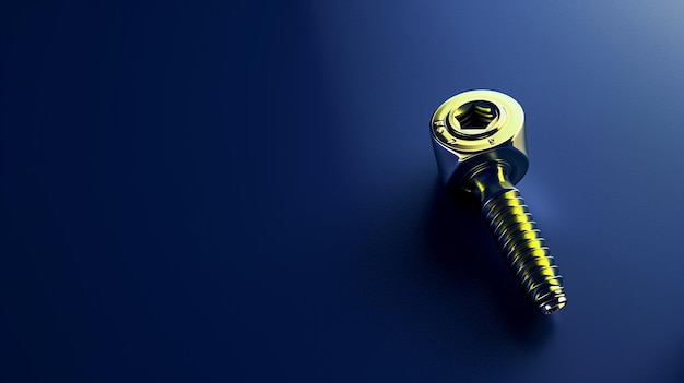 Photo bolt screw head isolated background