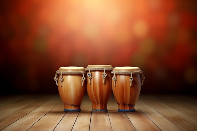 Bongo drums background Generate Ai