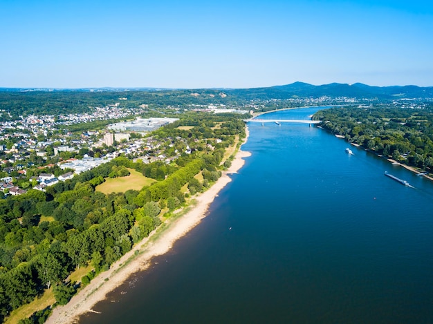 Bonn aerial panoramic view Germany