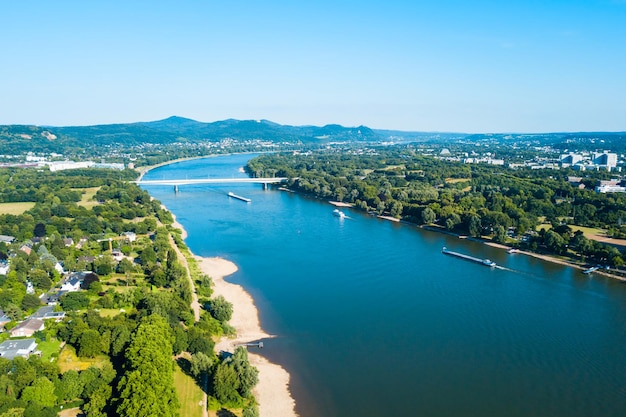 Bonn aerial panoramic view Germany