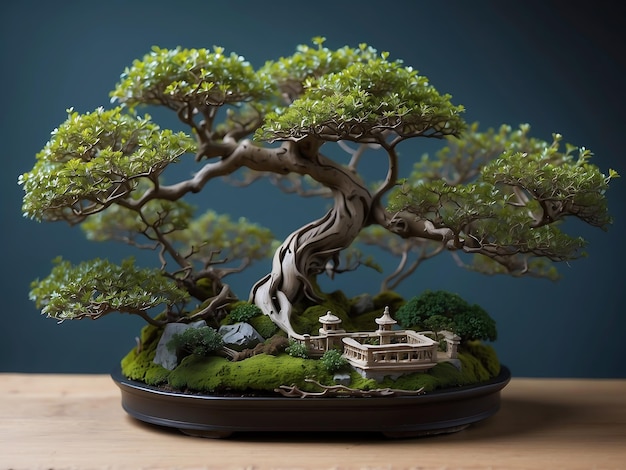 Bonsai Bliss Capturing Tranquility in Miniature Beauty