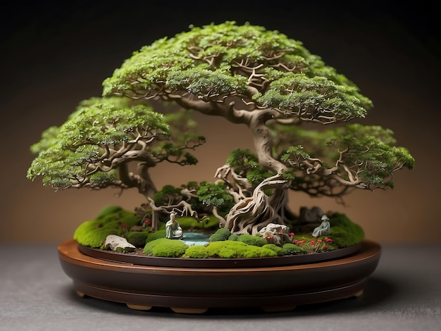 Bonsai Bliss Capturing Tranquility in Miniature Beauty