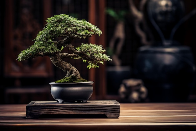 Bonsai Tree Earthen Pot