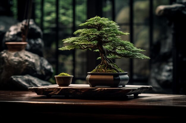 Bonsai Tree Earthen Pot