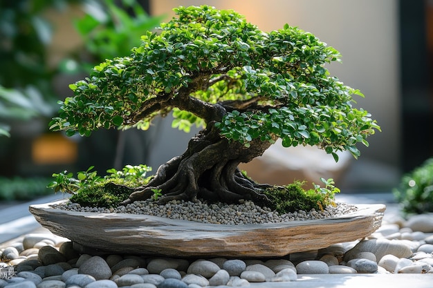 Bonsai Tree in a Pot