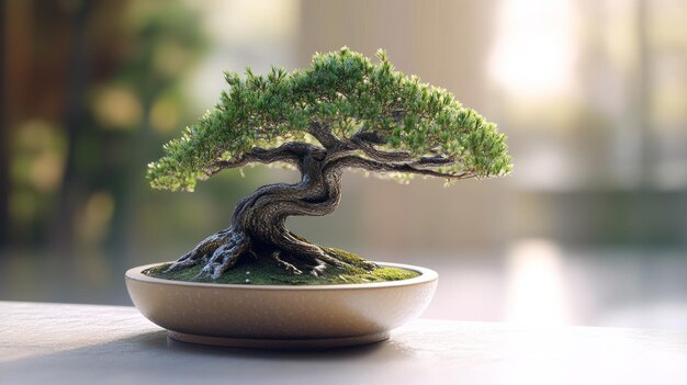 Bonsai Tree in a Pot