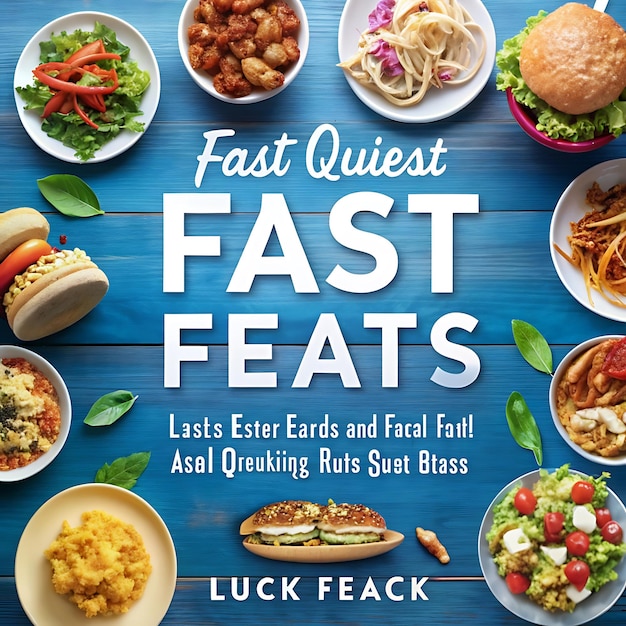 a book about fast food has a menu of food on it