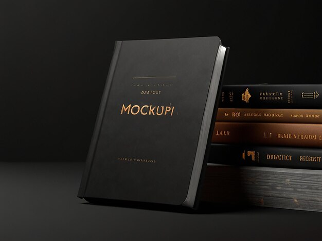 book black mockup 4k