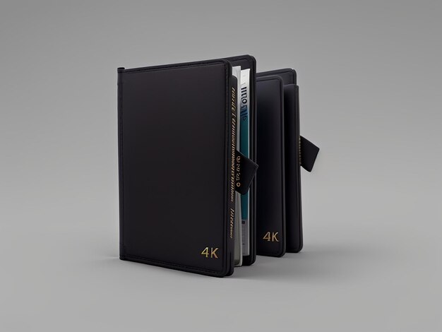 book black mockup 4k