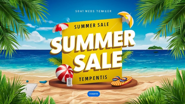 a book called summer sale is on the beach