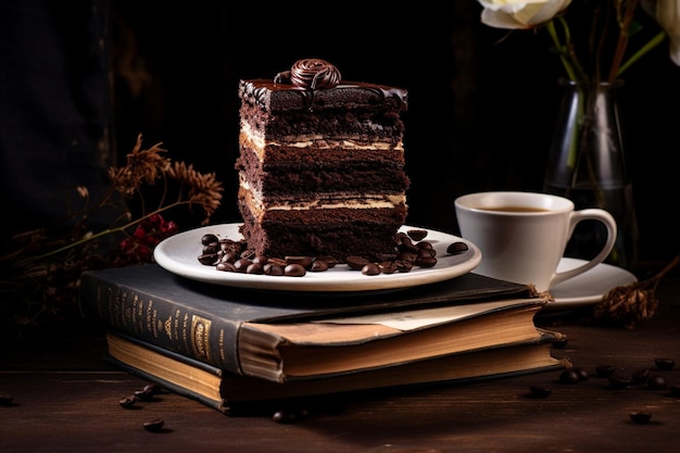 Book coffee and cake