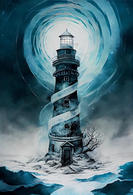 A book cover for the lighthouse by the author