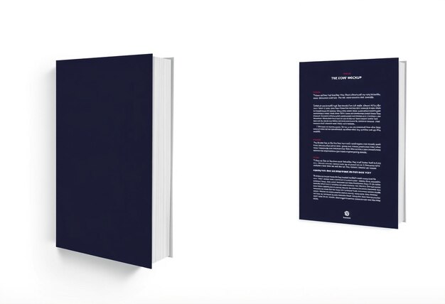 Photo book cover mockup design