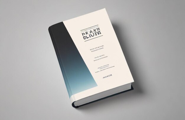 Book Cover Mockup with Editable Background