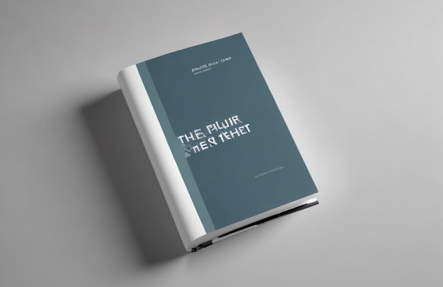 Book Cover Mockup with Editable Background