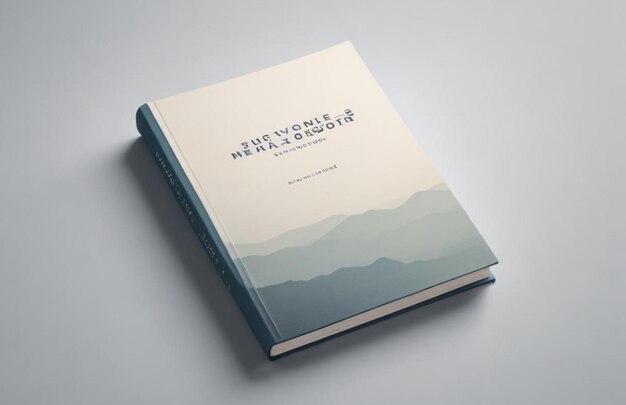 Book Cover Mockup with Editable Background