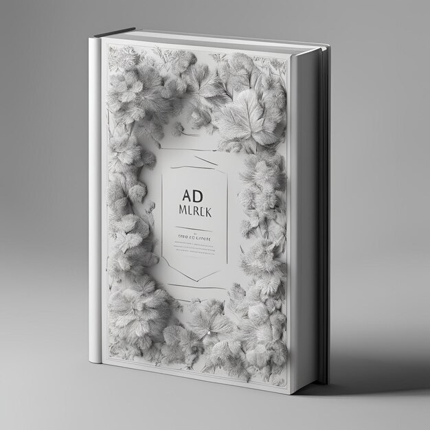 Photo book cover mockup