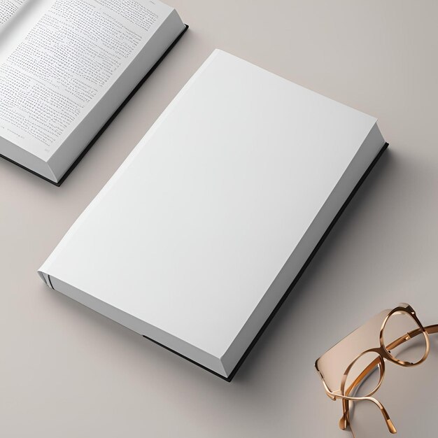 Photo book cover mockup