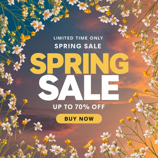 Photo a book cover that says spring sale only