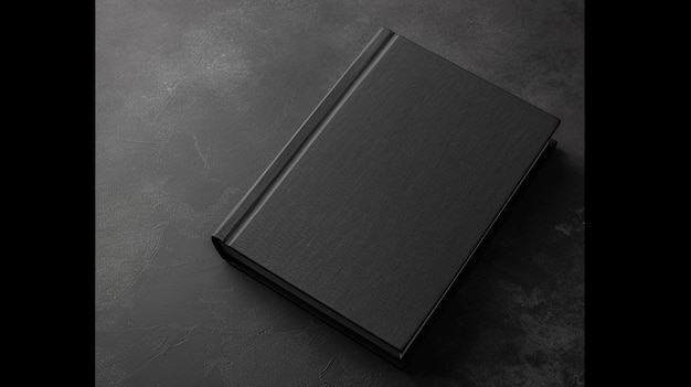 a book is open on a table with a black background