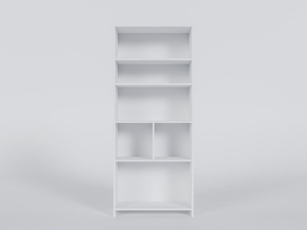 Photo book rack minimalist modern premium photo 3d render